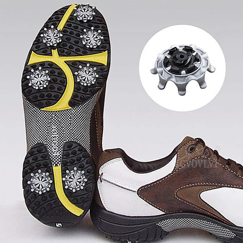 14pc Replacement Golf Shoe spikes Easy Install Grey Black