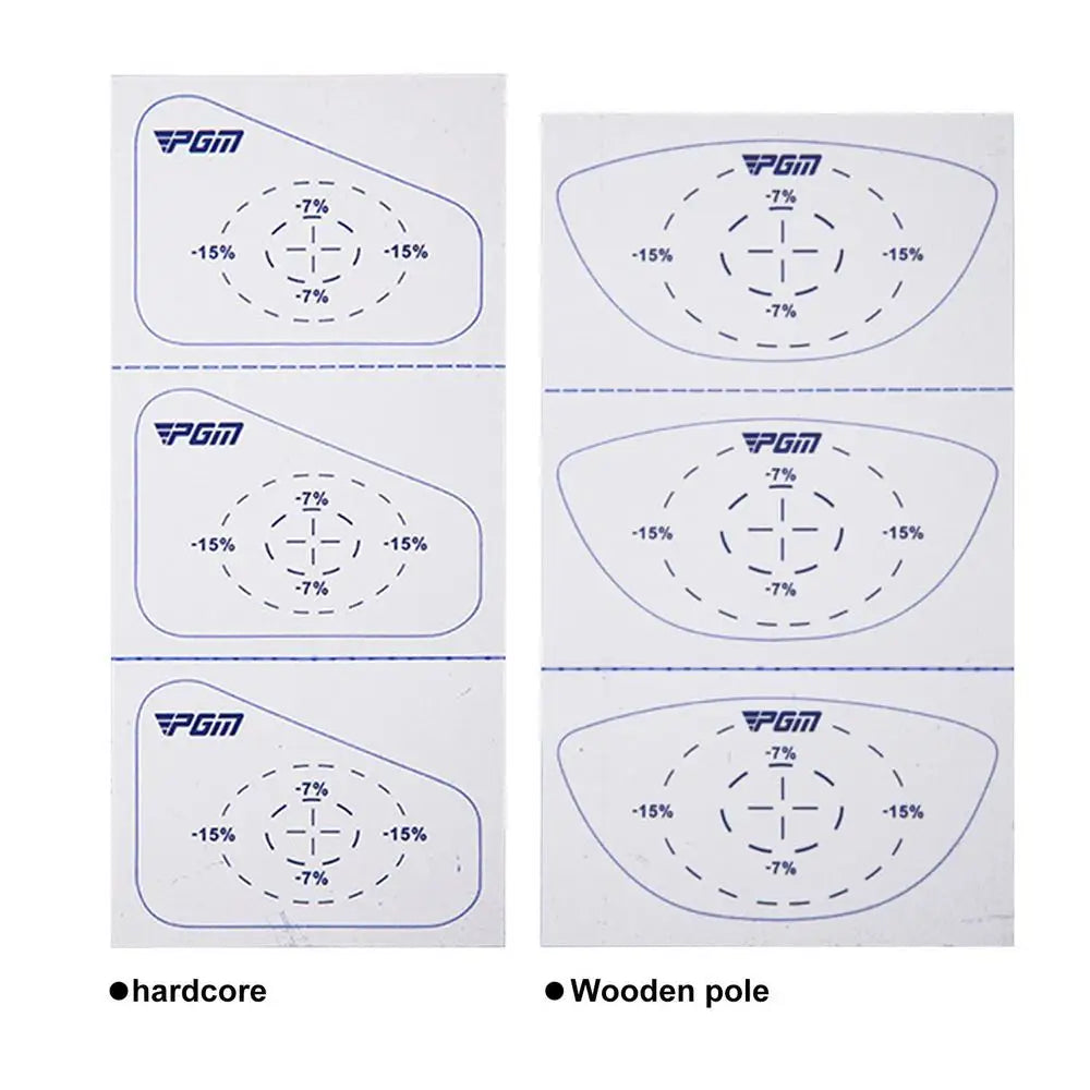 Golf Impact Sticker Tape For Woods and Irons gives instant strike impact helps with increased consistency