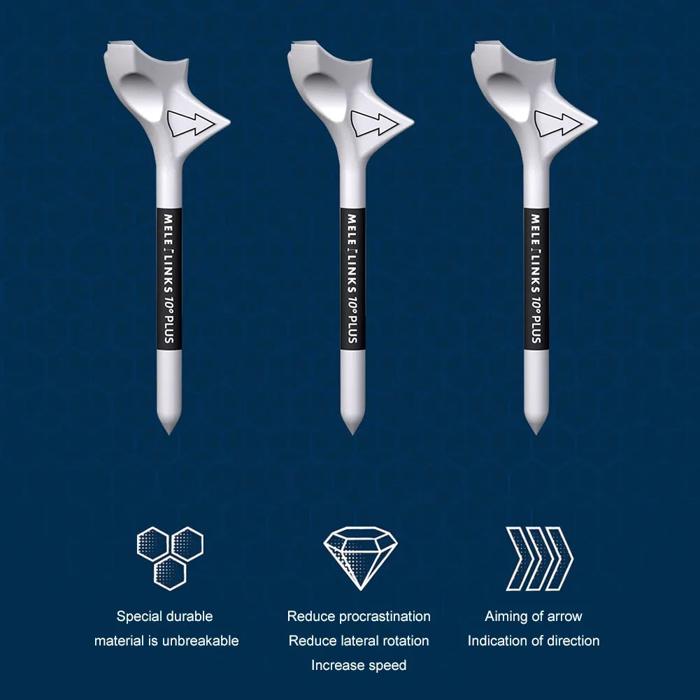 10pcs 10 degree golf tees increases speed for all golf clubs