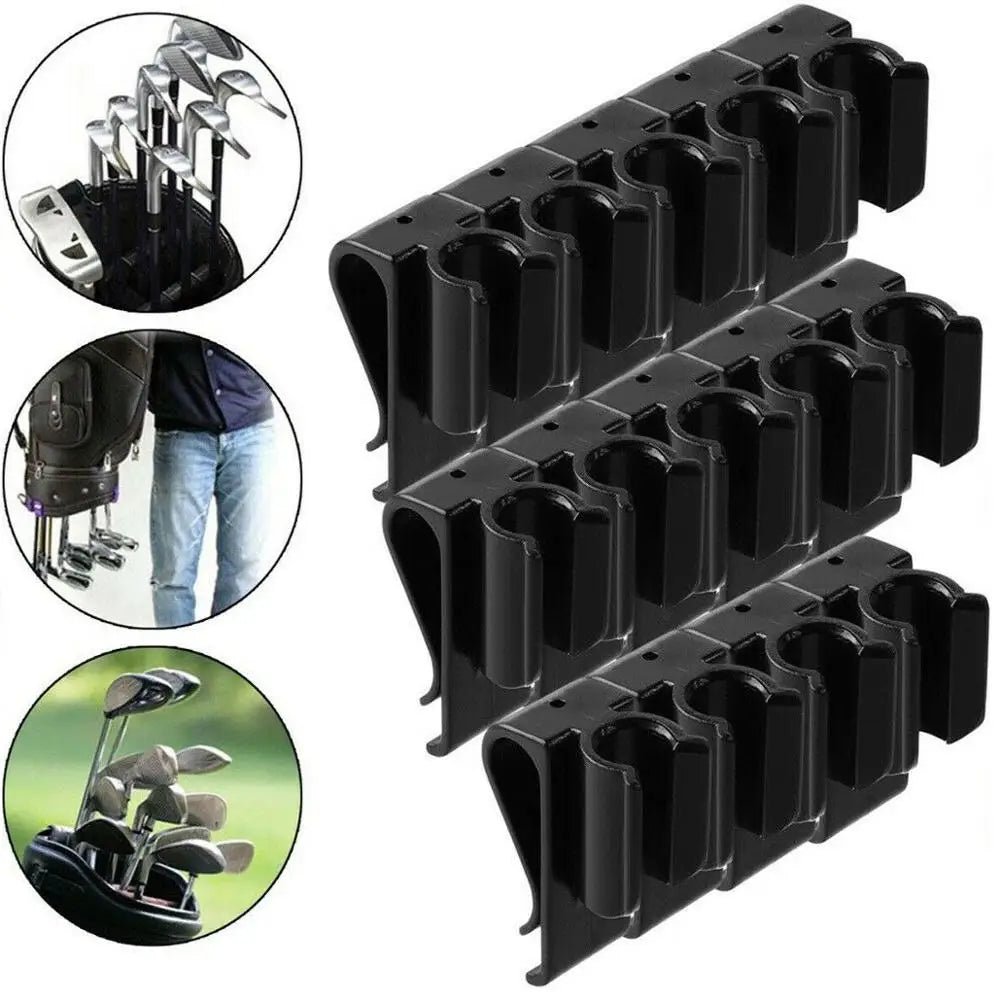 14 Pcs Golf club clips and organiser. Protects expensive shafts and prevents damage to golf bag