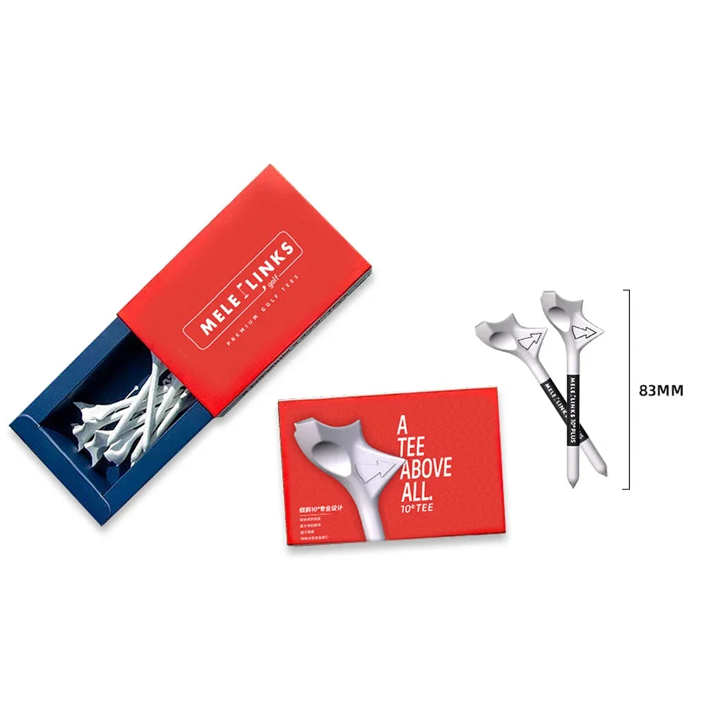 10pcs 10 degree golf tees increases speed for all golf clubs