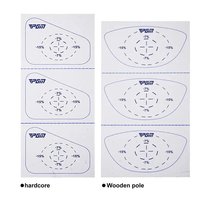 Golf Impact Sticker Tape For Woods and Irons gives instant strike impact helps with increased consistency