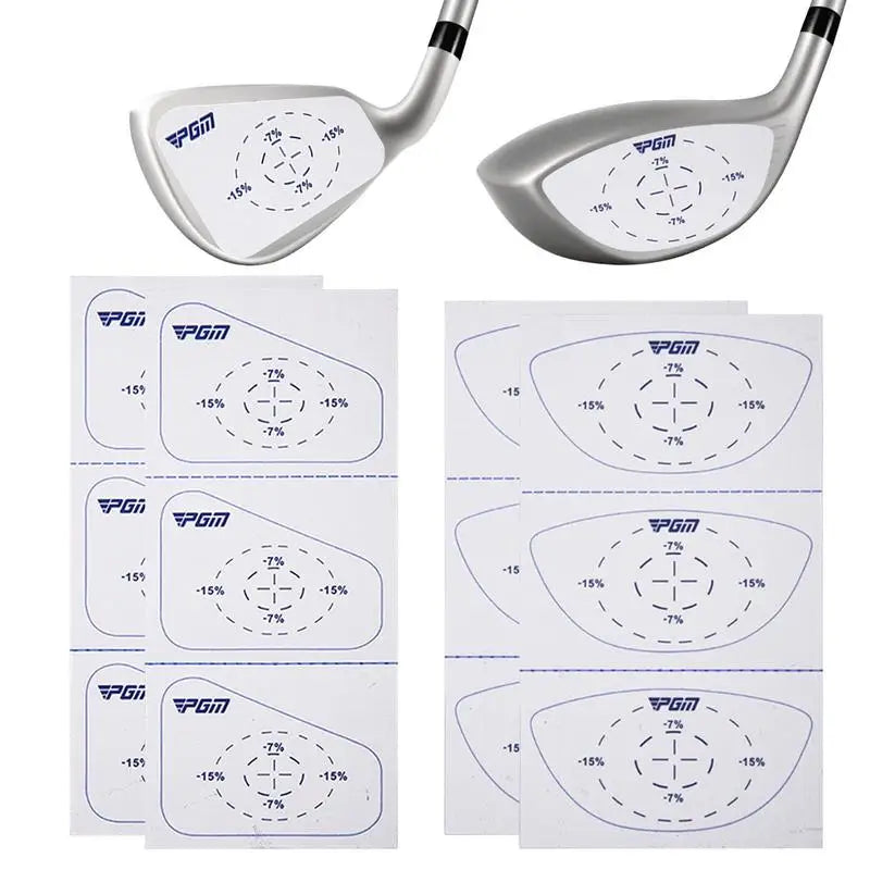 Golf Impact Sticker Tape For Woods and Irons gives instant strike impact helps with increased consistency